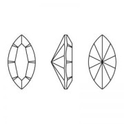 Navette Swarovski 4228 10x5 mm Crystal Paradise Shine