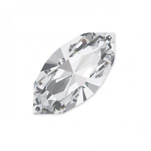 Navettes Swarovski 4228 6x3 mm Crystal x4