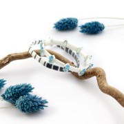 Navette Swarovski 4228 10x5 mm Crystal Ignite x1