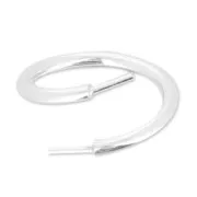 925 Sterling Silver flexible ring double size 54 for half-drilled x1