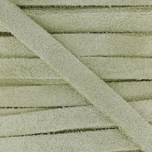Leather band suede imitation 5 mm light grey x50cm