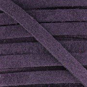Leather band suede imitation 5 mm Violet x50cm