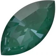 10x5mm Swarovski navette 4228 - Crystal Pine Green Ignite x1