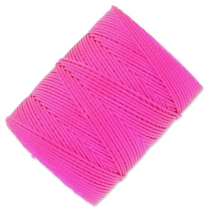C-Lon Beading Cord 0,50 mm Fluo Hot Pink x84m