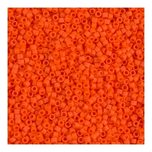 Miyuki Delica 11/0 DB0752 - Matte Opaque Orange x 8g