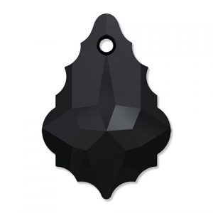 Baroque Drop Swarovski 6090 16x11 mm Jet x1