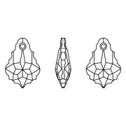 Baroque Drop Swarovski 6090 22x15 mm Crystal AB x1