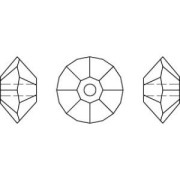 Flattened bicones Swarovski 5305 5 mm Crystal AB x30