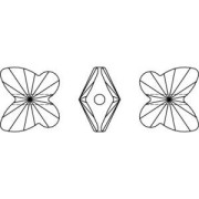 Butterfly Swarovski 5754 10 mm Sunflower x1