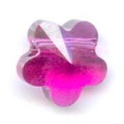 Swarovski flower 5744 6 mm Fuchsia x1