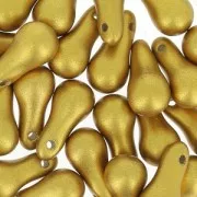 Bulb Beads 5x10 mm Brass Metallic Mat x25