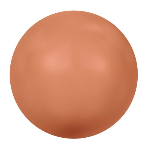 Cabochon Nacré Swarovski 5817 10 mm Crystal Coral Pearl x1