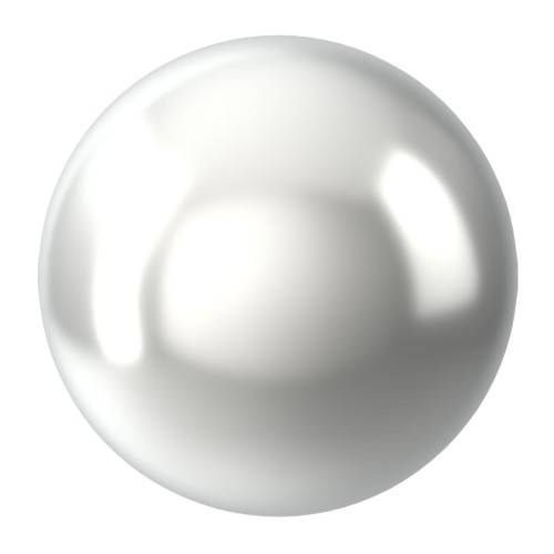 Cabochon Nacré Swarovski 5817 8 mm - Crystal Moonlight Pearl x1