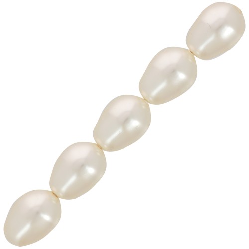Pearl pearls Swarovski 5821 11x8 mm Creamrose Pearl x5