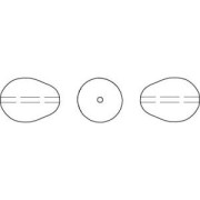 Pearl pearls Swarovski 5821 11x8 mm Creamrose Pearl x5