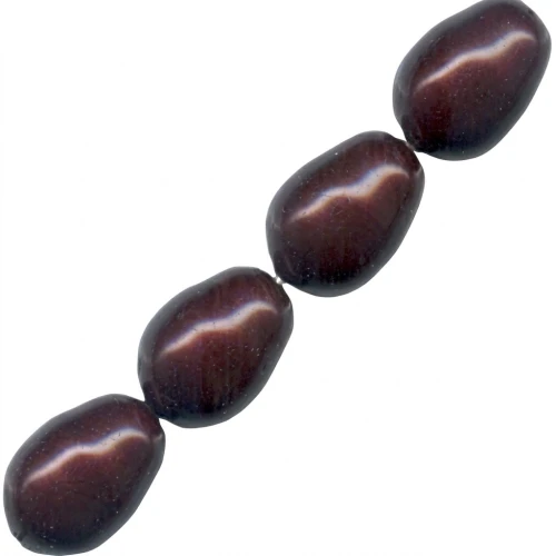 Pearl beads Swarovski 5821 11x8 mm Maroon Pearl x5