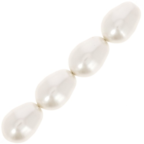 Pearly pearls Swarovski 5821 11x8 mm White Pearl x5