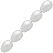 Pearl beads Swarovski 5821 11x8 mm - Crystal Moonlight Pearl x5