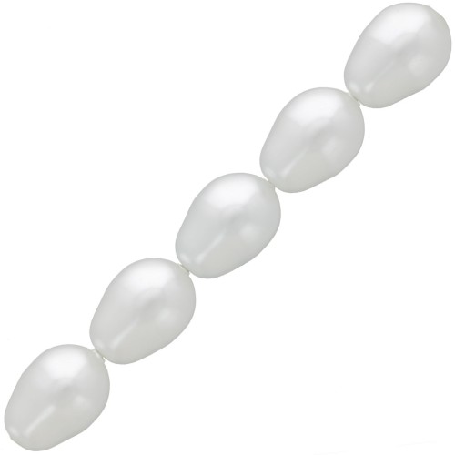 Pearl beads Swarovski 5821 11x8 mm - Crystal Moonlight Pearl x5