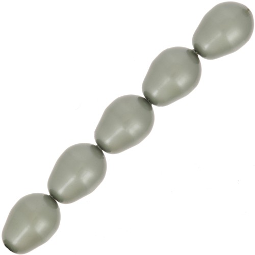Pearl beads Swarovski 5821 11x8 mm - Crystal Powder Green Pearl x5