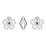 Flower pendant Swarovski 6744 12 mm Crystal AB x1