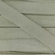 Leather band suede imitation 10 mm Greige x50cm