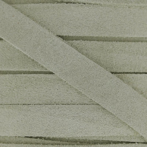 Leather band suede imitation 10 mm Greige x50cm