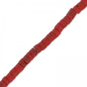 Heishi Coco beads  5 mm Siam x60 cm