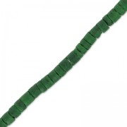 Heishi Coco beads 5 mm green x39 cm