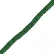 Heishi Coco beads 5 mm green x39 cm