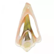 Pendant Shell slice 50 mm Cream x 1