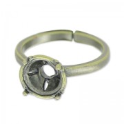 Ring for cabochon 1028 8 mm bronze x1|raw }}