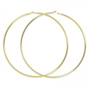 Creole to decorate 40mmx0.7 mm Fine gold plated x2