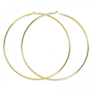 Creole to decorate 40mmx0.7 mm Fine gold plated x2