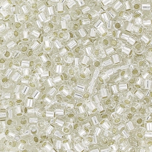 Miyuki Delica 15/0 DBS0041 - Crystal Silver Lined x5g
