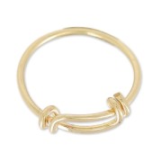 Jonc ring  7 cm rose gold tone x1|raw }}