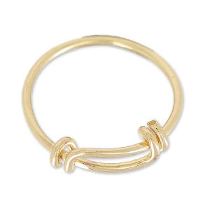 Jonc ring  7 cm rose gold tone x1