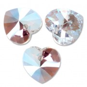 Swarovski 6228 10.3x10 mm Crystal Shimmer hearts x6|raw }}