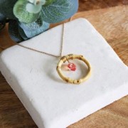 Swarovski 6228 hearts 10.3x10 mm - Golden Topaz x6