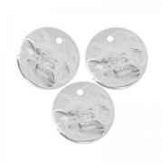 Crumbled sequins 10mm Silver tone x6|raw }}