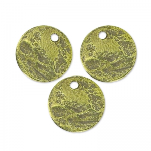 Crumbled sequins 10mm bronze x6