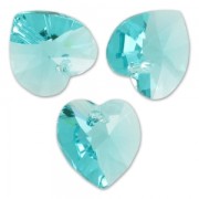 Heart Swarovski 6228 18x17.5 mm Light Turquoise x1
