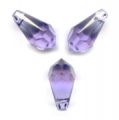 Swarovski 6000 11x5.5 mm Tanzanite drops x8