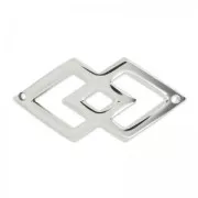 Spacer Navajo 2 holes 40x20 mm stainless steel x1