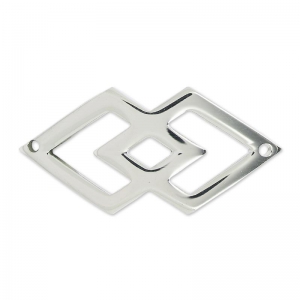 Spacer Navajo 2 holes 40x20 mm stainless steel x1