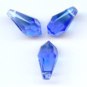 Swarovski 6000 11x5.5 mm Sapphire drops x8|raw }}
