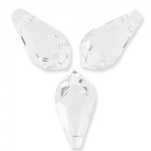 Swarovski 6000 13x6.5 mm Crystal drops x4