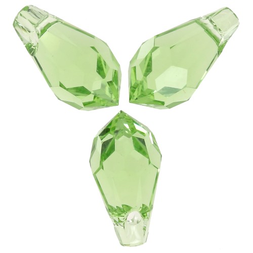 Swarovski 6000 11x5.5 mm drops - Reinvented Peridot x8