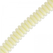 Heishi beads resin rondelles 6x2 mm Ivory x182