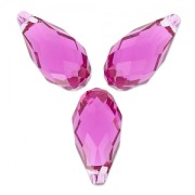 Swarovski drops 6010 11x5.5 mm Fuchsia x4